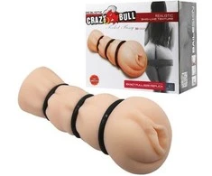 Crazy Bull PAŠĖLĘS JAUTIS - Kišeninė Vagina 3D Vagina