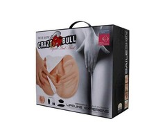 Crazy Bull Double masturbator realistiškas vibruojantis seksas