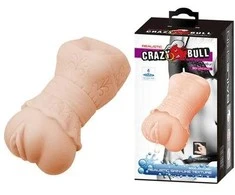 CRAZY BULL- Realistic 3D VAGINA, Vanduo lubricant