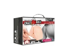 Vibruojantis masturbatorius Crazy Bull Vagina and Anal