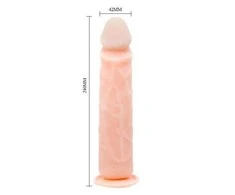 BAILE Dildo varpos dirbtinis penis su siurbtuku sekso 24cm