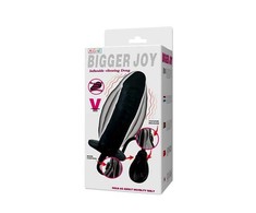 Baile Stimulating LYBAILE pripučiamas vibracinis dongas, Juodas, 15,5cm
