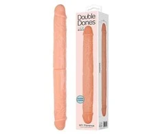 Baile Vibrators BAILE Natūralus tikroviškas varpos du galai dvigubi 36