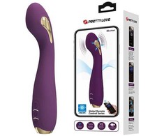 PRETTY LOVE HIGH GRADE Pretty Love Hector App-Controlled Intimate Device Violetinė Silicone