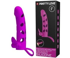 PRETTY LOVE – vibruojanti varpos rankovė su rutuliniu dirželiu