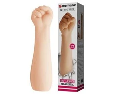 Pretty Love Dildo, skirtas kumščiuotis, ranka, kumščiu, natūralus, 36 cm