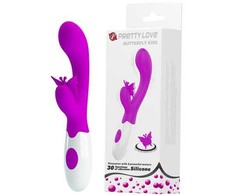LYBAILE Pretty Love Butterfly Kiss Vibrator Rožinė