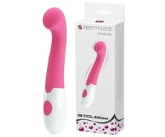 Pretty Love Flirtation LYBAILE Pretty Love Charles-Silicone Vibrator, 30 fun. vibr. Rožinė