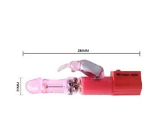 LYBAILE Pretty Love Christina Vibrator with Bunny Rožinė