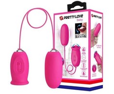 Rožinė Pretty Love Daisy Intimate Egg Rožinė - Dual Vibration &amp; Licking Modes