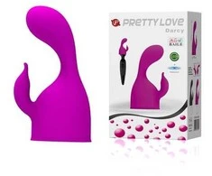 Pretty Love Clitoral masažuoklio užvalkalas triušiui spalla rožinė