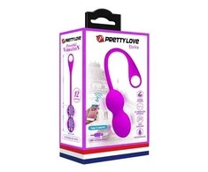 Pretty Love Smart LYBAILE Pretty Love Elvira Telefono valdymo vibro kamuoliukai Violetinė