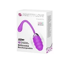 Pretty Love Loaded kiaušinis stimuliuojantis orgazmą Kegel USB