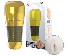 Pretty Love Male „Pretty Love“ masturbatorius vamzdelyje dirbtinė makštis makštis pūlingas