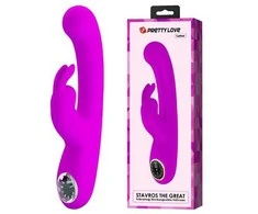 LYBAILE PRETTY LOVE - Lamar Violetinė, 10 vibracijos funkcijų 9 greičio lygiai