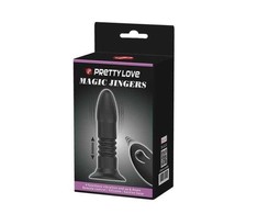 „Pretty Love“ stumdomas analinis kaištis su siurbtuku seksui