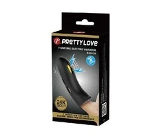Pretty Love Male Pretty Love Vibrator pirštų pagalvėlė su elektrostimuliacija