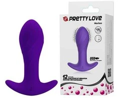 PRETTY LOVE - MORTON analinis masažuoklis su 12 funkcijų USB