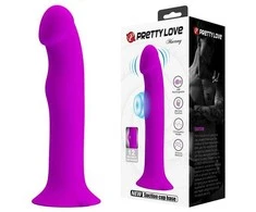 LYBAILE Pretty Love Murray dildo su vibracija Rožinė