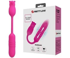 Pretty Love Flirtation LYBAILE Pretty Love nauja pilnai silikoninė dildė Violetinė