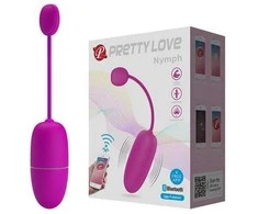 Pretty Love Bottom LYBAILE Pretty Love Nymph bullet vibration Mobile APP nuotolinio valdymo pultas Violetinė