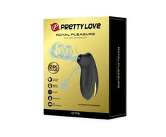 PRETTY LOVE C-TYPE Pretty Love Stimulating Waves Juodas Rechargeable Intimate Device