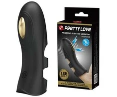 Pretty Love Finger vibratoriaus dangtelis, elektrostimuliacija, 7 režimai