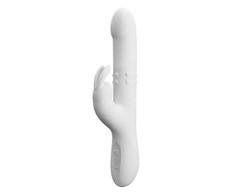 Rožinė Pretty Love Reese Intimate Machine with Sidabrinis Rotating System, USB, Rožinė