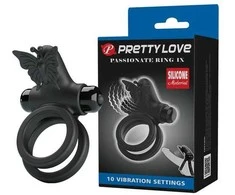 Pretty Love Male PRETTE LOVE - PASSIONATE RING IX, 10 vibracijos funkcijų