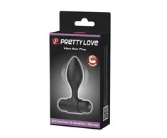 Pretty Love Plug analinis kištukas su vibracija mažas kištukas 8cm