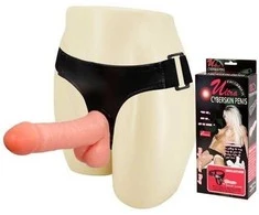 BAILE Harness dildo dirželis lesbietės varpos narys 17cm