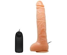 LYBAILE Top sex Toy Penis Dldo with Vibro 21 cm Flesh