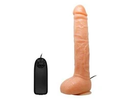 LYBAILE Top sex Toy Penis Dldo with Vibro 21 cm Flesh