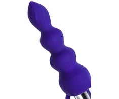 ToDo by Toyfa Analinis kištukas Twisty, silikonas, violetinė, 14 cm, O 3,2 cm