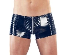 Black Level Juodas Level Vinilas M. Pants Biker S