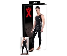Late X Men's Latex Jumpsuit 2XL