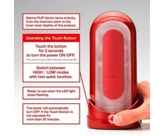 Tenga Flip 0 Raudona Warmer Package