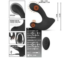 „Rebel RC Butt Plug“ su 3 funkc