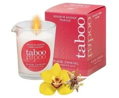 RUF Taboo Massage Candle for Her Cocoa Flower Aroma 60g Premium Oils