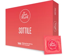 Prezervatyvai - Love Match Sottile - 144 pak