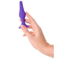 Toyfa A-TOYS, Analinis kištukas, Silikonas, Violetinė, 10,2 cm