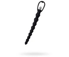 Toyfa A-TOYS, Analinė vibracinė grandinėlė, silikonas, juodas, 32,7 cm