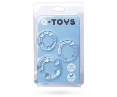 Toyfa A-TOYS, Griebtuvų rinkinys, 3 vnt.TPE,Permatomas, O 3,5 / 3/2 cm
