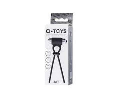 Toyfa A-Toys erekciją gerinantis lasso Jat, juodas, silikonas, 14cm