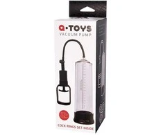 Toyfa A-TOYS, varpos pompa, PVC, skaidrus, 27,5 cm, komplekte 3 gaidžio žiedai