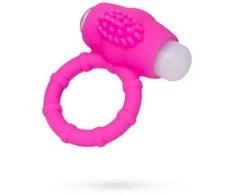 Toyfa A-TOYS, Penis VibroRing, Silicone, Rožinė, O2.5 cm