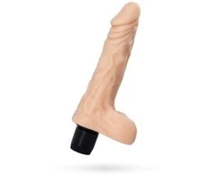 Toyfa A-TOYS, tikroviškas kelių greičių vibratorius,, TPE, vibracijos režimai, 14cm