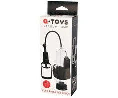 Toyfa A-TOYS, Penio pompa, anglies spalvos, su vibracija, PVC, permatoma, 22,8 cm