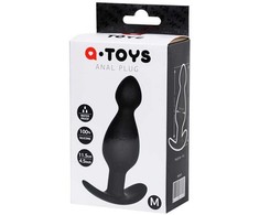 Toyfa analinis kamštukas A-Toys, dydis: S juodas
