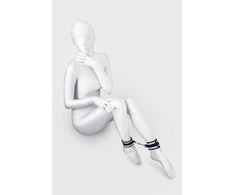Toyfa Anonymo anclecuffs, polyester, sidabrinis, 28.5 cm